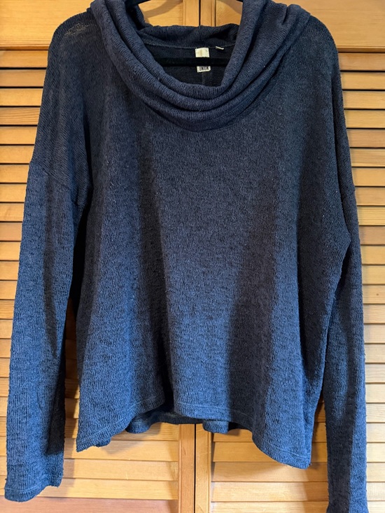 14th & Union Sweaters - 14th & Union (Nordstrom) Charcoal Gray Cowl Neck Oversized Sweater